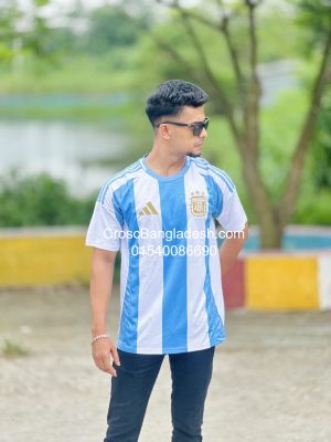 zArgentina Home Jersey – Premium Quality Football Kit (Copy)